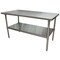 Bk Resources Work Table 16/304 Stainless Steel With Stainless Steel Shelf 60"Wx36"D CVT-6036 - alternate 7